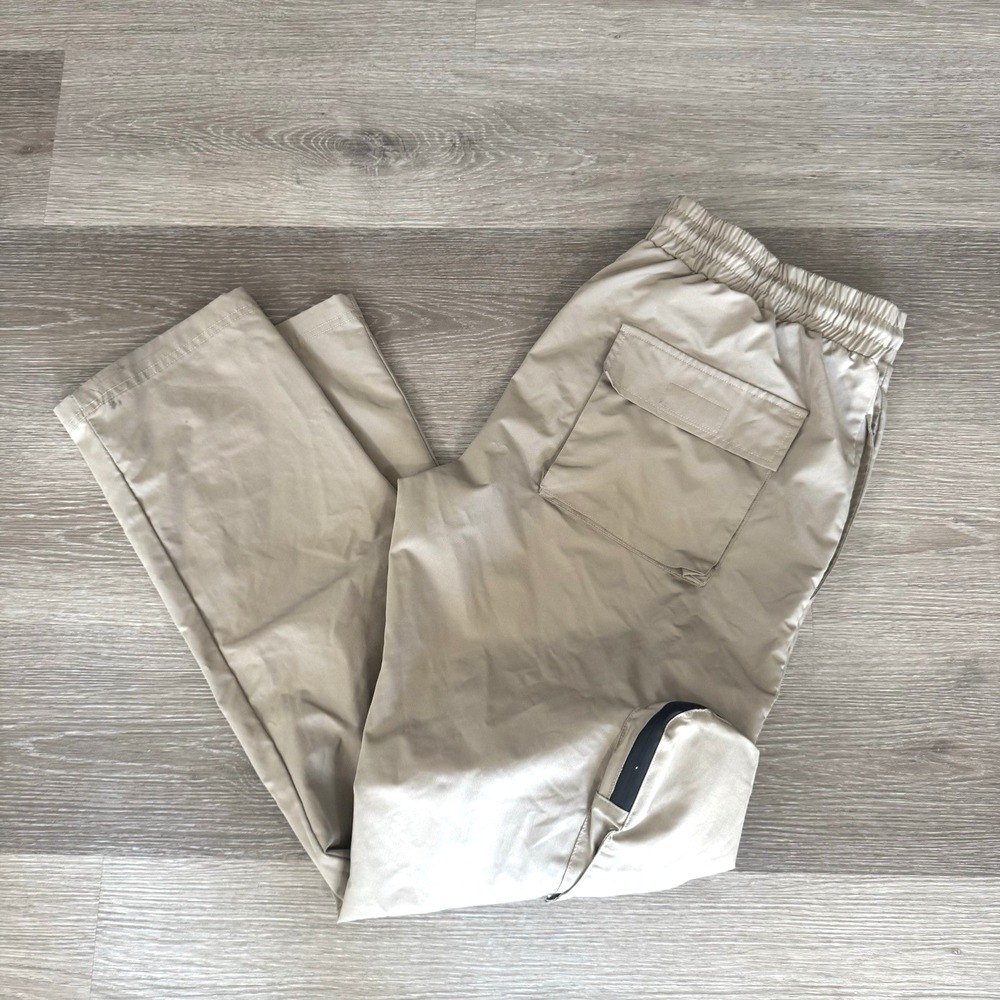 EPTM‎ The Perfect Example Khaki Cargo Pants Adj. Waist Drawstring Men's Size XL